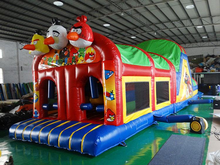 Inflatable Bouncy House Obstacle Course2
