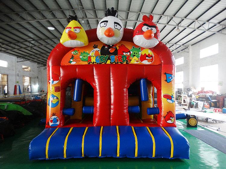 Inflatable Bouncy House Obstacle Course5