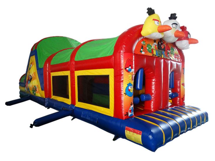 enclosed inflatable obstacle course