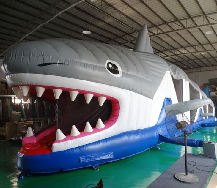Shark Bouncy Castles Obstacle Courses